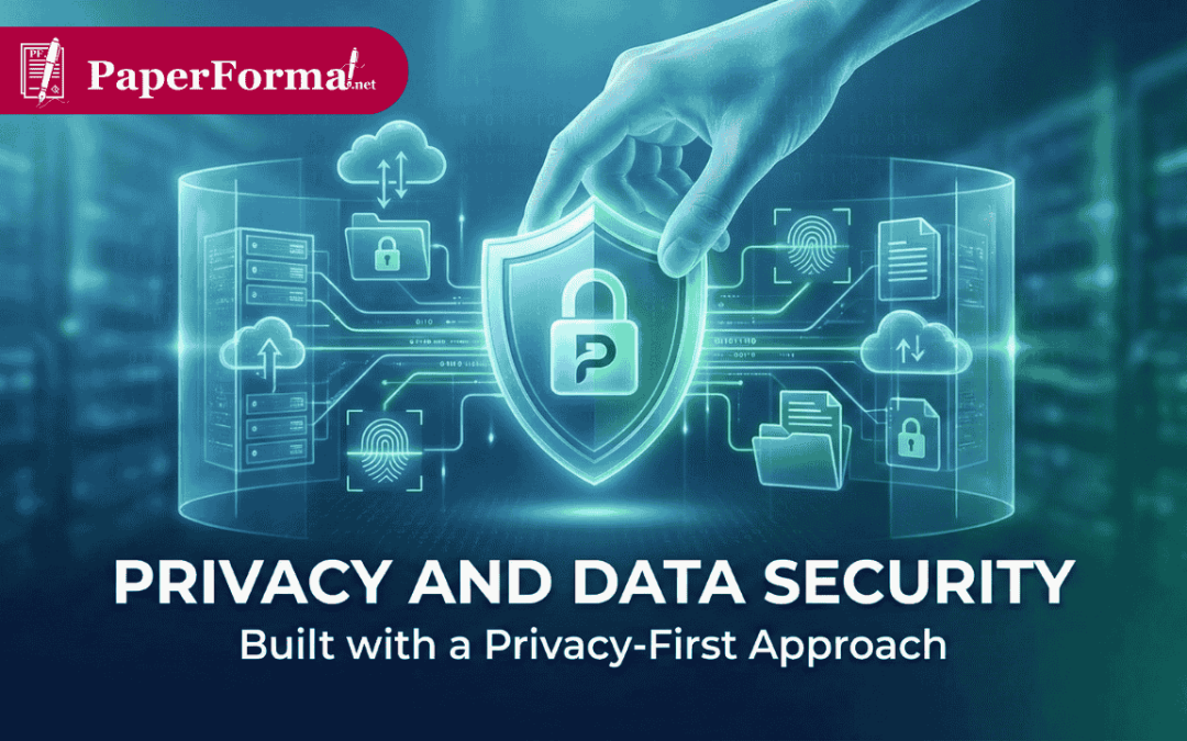 Privacy and Data Security: Built with a Privacy-First Approach