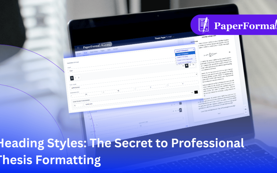 Heading Styles: The Secret to Professional Thesis Formatting