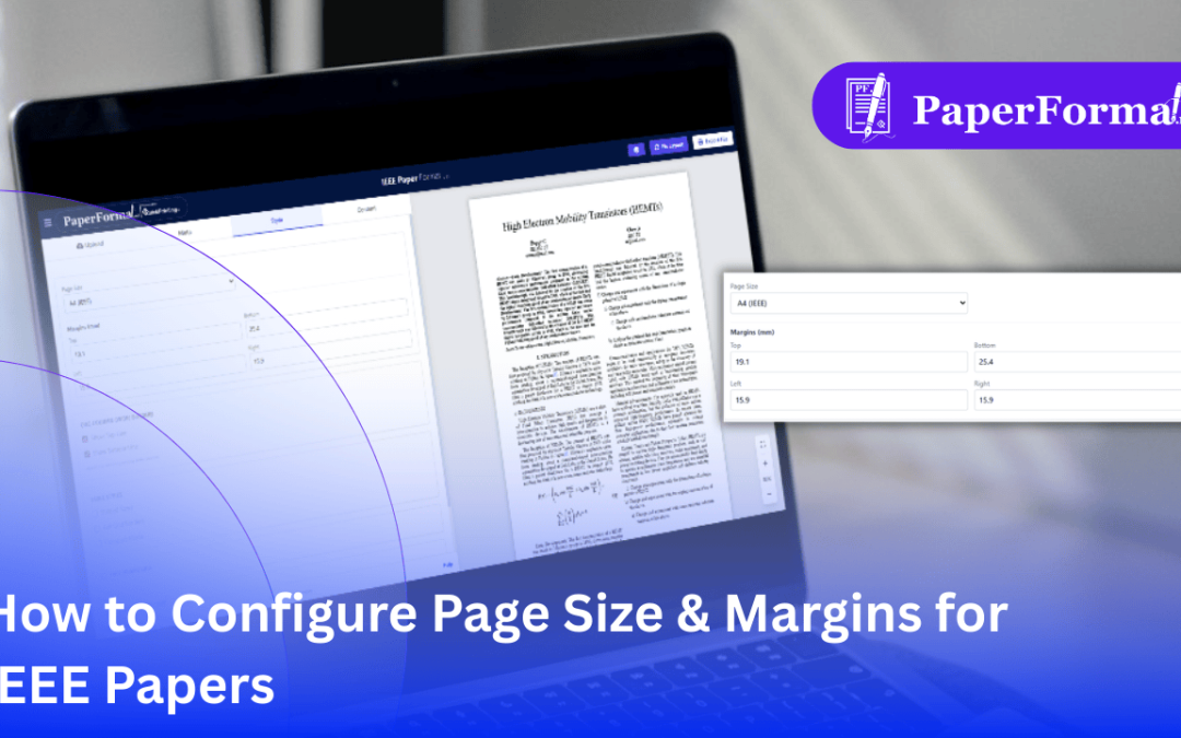 How to Configure Page Size & Margins for IEEE Papers