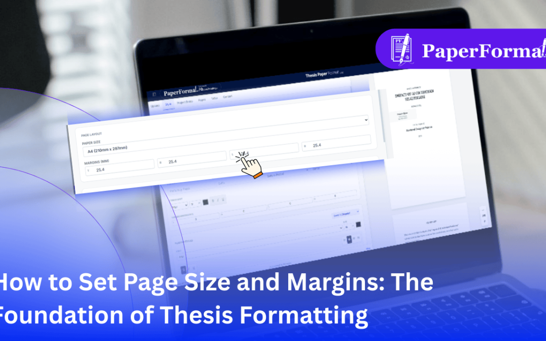 How to Set Page Size and Margins: The Foundation of Thesis Formatting