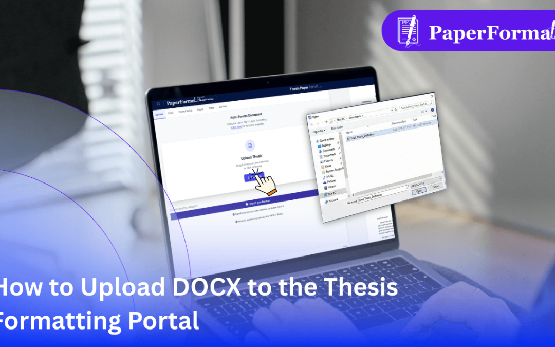 How to Upload DOCX to the Thesis Formatting Portal