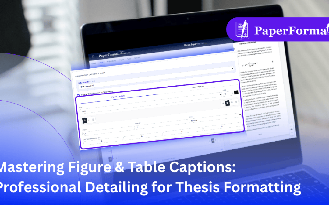 Mastering Figure & Table Captions: Professional Detailing for Thesis Formatting
